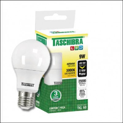 Lâmpada Led 9w Taschibra