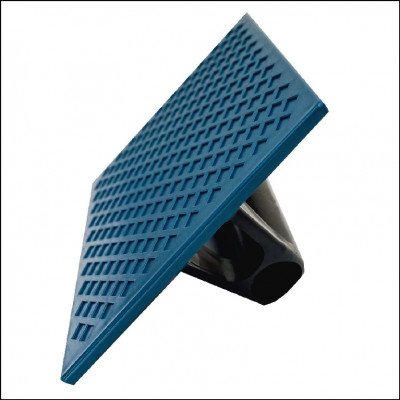 Desempenadeira Plástica Estriada Azul