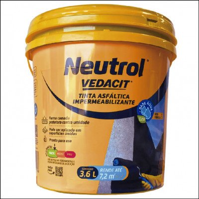 Neutrol Acqua Emulsão Asfáltica 3,6L
