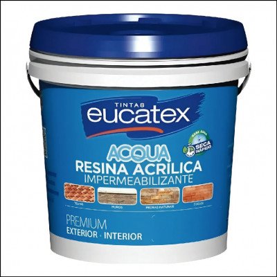 Resina Acrilíca Acqua Eucatex 3,6 Litros