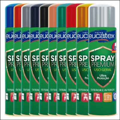 Tinta Spray Eucatex Uso Geral 400ml