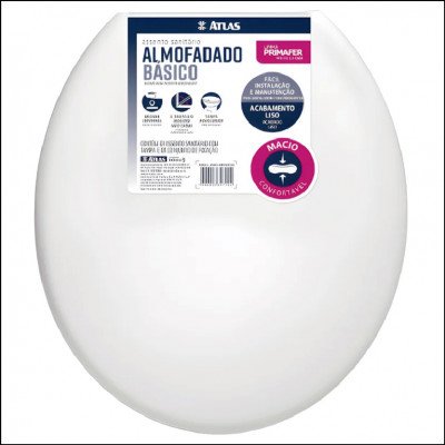 Assento Sanitário Atlas Almofadado Básico