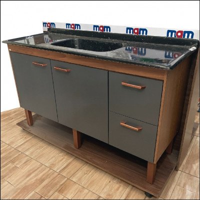 Gabinete de Cozinha MGM com Pia