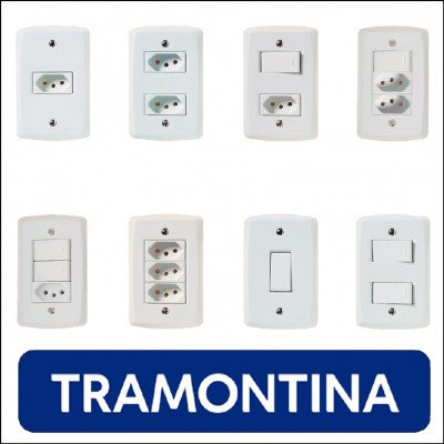 Espelho Para Tomada e Interruptor Tramontina