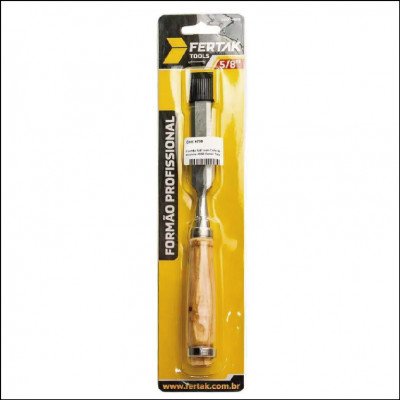 Formão com Cabo de Madeira Fertak