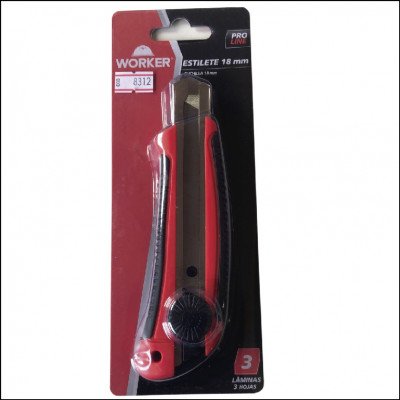 Estilete 18mm Worker