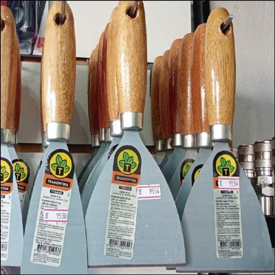 Espátula Tramontina em Aço com Cabo de Madeira