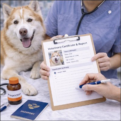 Emissão de Atestados e Laudos Veterinários