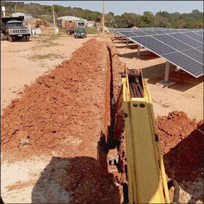 Abertura de Valetas com Retroescavadeira