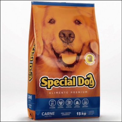 Ração Special Dog Carne Adultos 15 kg