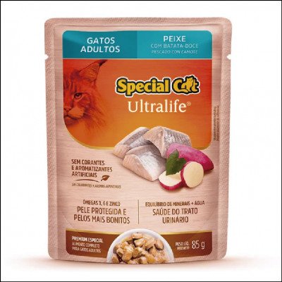 Sachê Special Cat Ultralife  Gatos Adultos Peixe