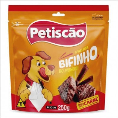 Bifinho Palito Sabor Carne 250g Petiscão
