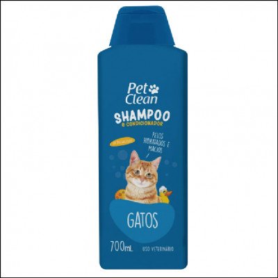 Shampoo e Condicionador Pet Clean Gatos