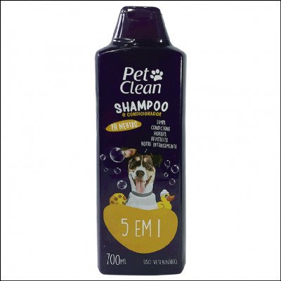 Shampoo e Condicionador Pet Clean 5 em 1