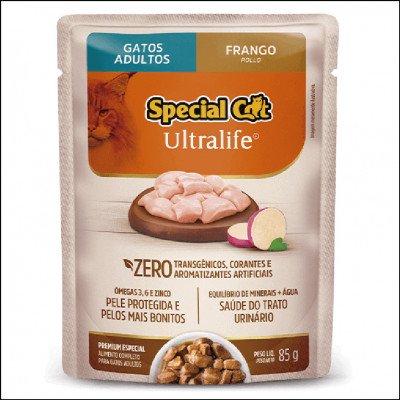 Sachê Special Cat Ultralife Gatos Adultos Frango