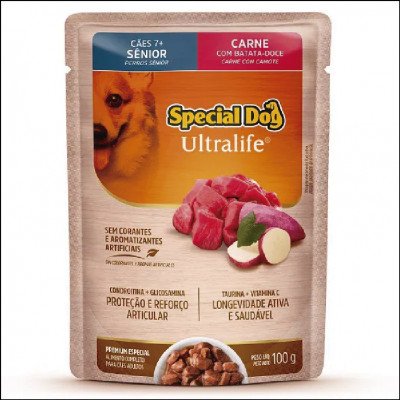 Sachê Special Dog Ultralife Cães Senior Carne