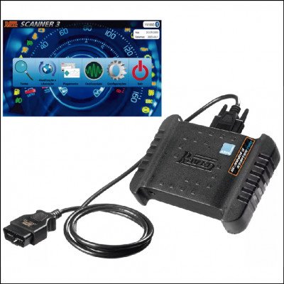 Diagnóstico com Scanner Automotivo Raven 3 Pro