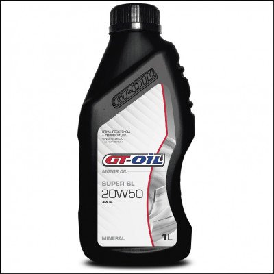 Óleo Lubrificante 20w50 Gt-oil