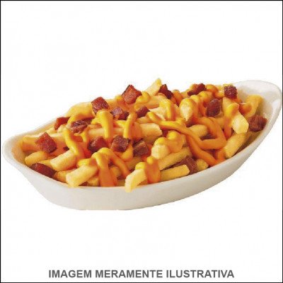 Porção de Batata Frita com Cheddar e Bacon