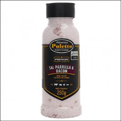 Sal De Parrilla Bacon Poletto 250g