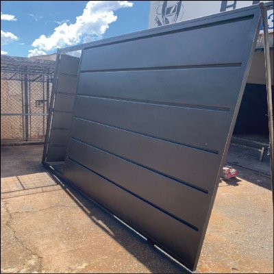 Portão de Garagem e Social Embutido