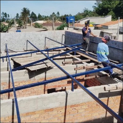 Cobertura em Estrutura Metálica