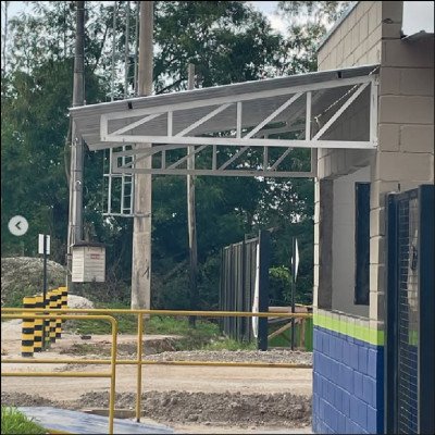 Cobertura Metálica Portaria - imagem 1
