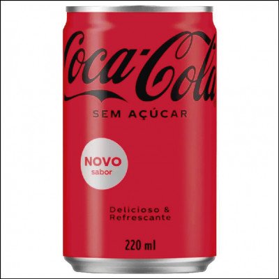 Refrigerante Coca Cola Sem Açúcar Lata 220 ml