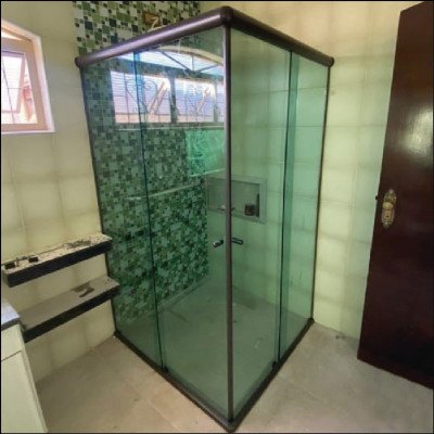 Box de Canto Vidros Verde