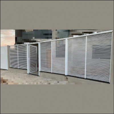 Portão e Grade em Esquadria de Alumínio