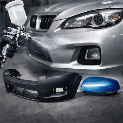 Pintura de Para-choques e Peças Plásticas