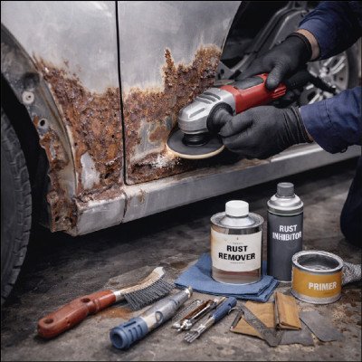 Tratamento e Remoção de Ferrugem (oxidação)