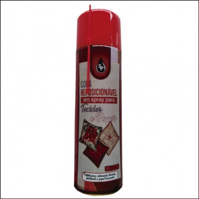 Cola Reposicionável em Spray para Tecidos e Papéis