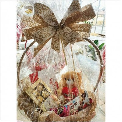 Cestas com Urso e Chocolates - imagem 2