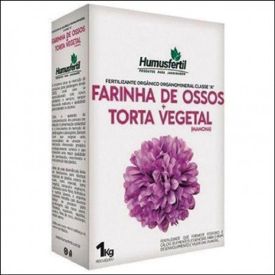 Farinha de Ossos + Torta Vegetal Humusfértil 1kg