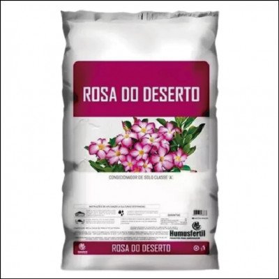 Terra Para Rosa do Deserto 2kg Humusfertil