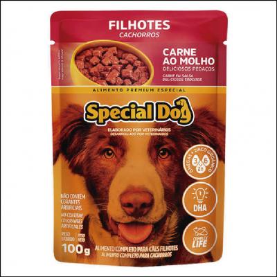 Sachê para Cães Filhotes Carne ao Molho Special Dog