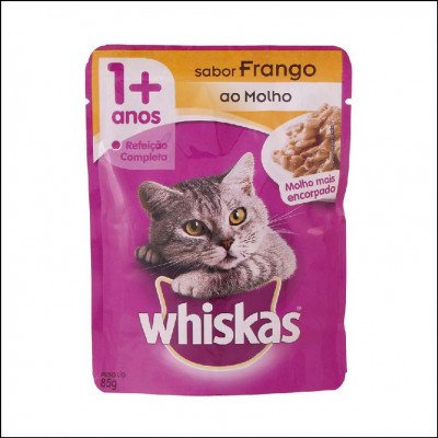 Sachê Whiskas Sabor Frango ao Molho