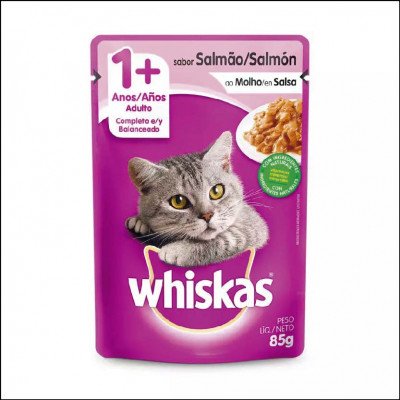 Sachê Whiskas Sabor Salmão