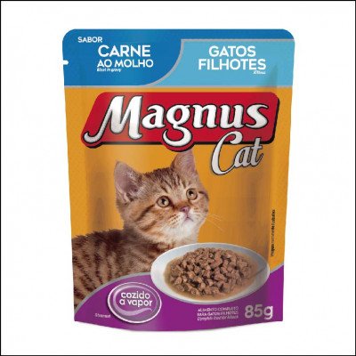 Magnus Cat Sachê Carne ao Molho para Filhotes