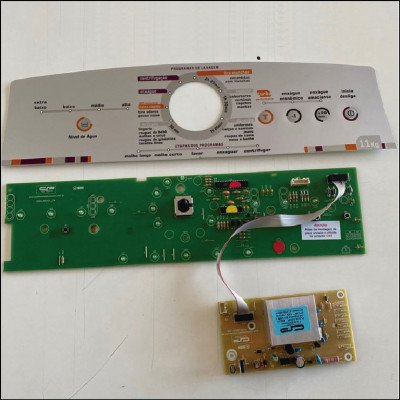 Placa Interface e Potência Máquina de Lavar BWL11 + Painel Decorativo