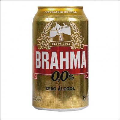 Cerveja Brahma Zero Álcool Lata