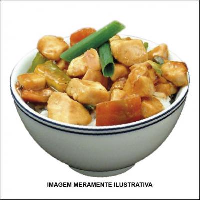 Frango Agridoce com Arroz Grande