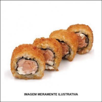 Hot Maki Salmão com Arroz