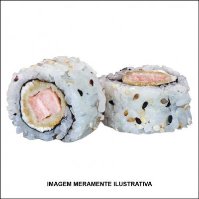 Uramaki de Salmão Empanado