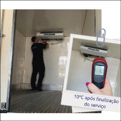 Manutenção de Câmara Fria de Caminhões