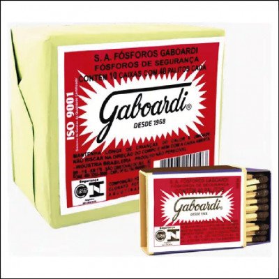 Fósforo Gaboardi 10 Caixa C/40 Un.