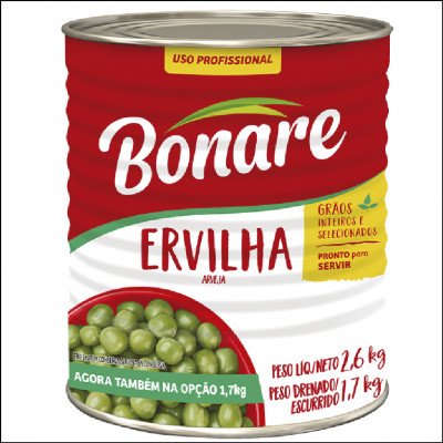 Ervilha Bonare Lata 2,6kg
