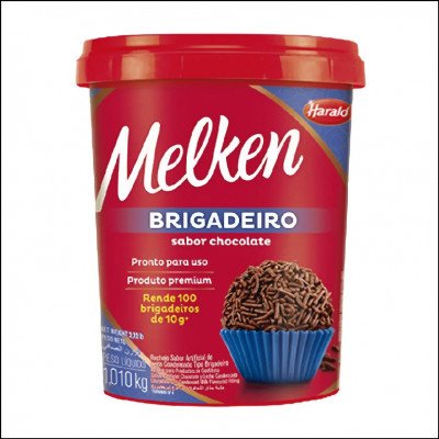 Brigadeiro Pronto Sabor Chocolate Melken 1,010Kg