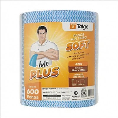 Pano Multiuso Soft Plus C/ 600 Un.